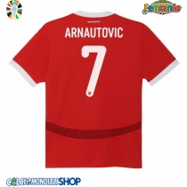 Maglie da calcio Austria Marko Arnautovic #7 Prima Maglia Femminile Europei 2024 Manica Corta